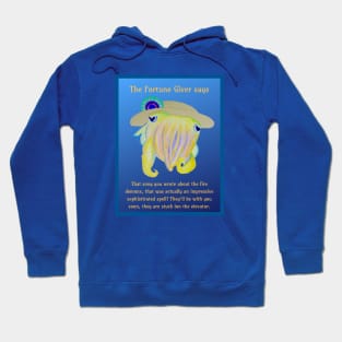 Underwater Fortune Giver - Cuttlefish with Fire Demon Fortune Hoodie